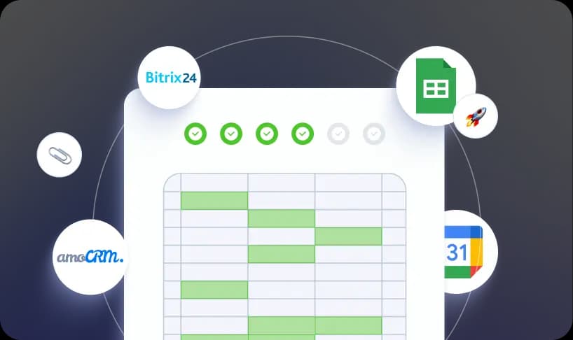 Moon AI - ЖИ-агентті өзіңіздің CRM және ERP жүйелеріңізге қосыңыз - Клиенттермен, міндеттермен және сіздің бизнесіңіздің деректерімен бірыңғай жұмыс
